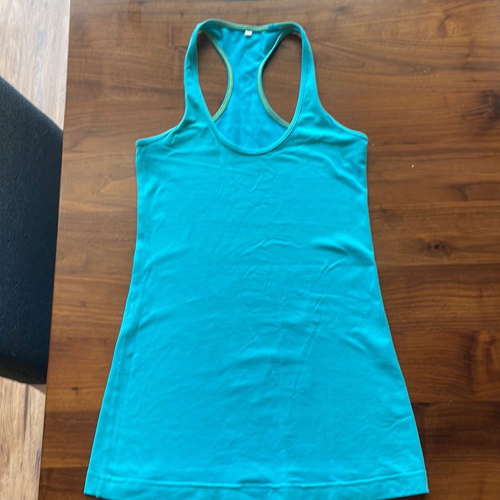 Size four Lululemon tank, used/well loved condition